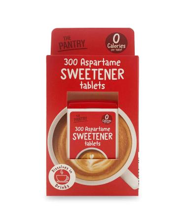 The Pantry Aspartame Sweetener Tablets 300 Pack suitable for Vegetarian