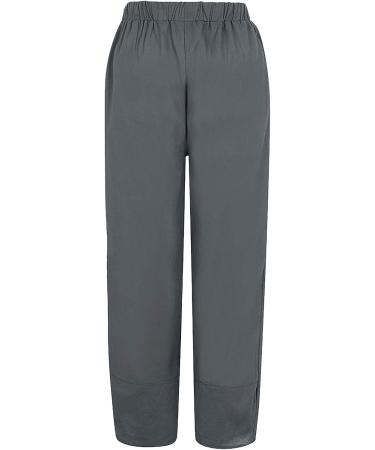 aihihe Women's Plus Size Floral Print Wide Leg Travel Pants - 4X-Large Dark Gray - Buy Online on GoSupps.com