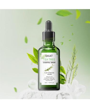 Tea Tree Oil Serum Tea Tree Oil Acne Serum Tea Tree Oil Facial Serum Oil Control Moisturising Reduce Acne Blackheads Pigmentation Shrink Pores Tea Tree Acne Treatment Serum 50ml - Buy Online on GoSupps.com