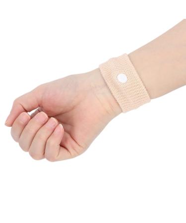 Motion Sickness Wristband 2 Pack - Anti-Nausea Relief for Travel - All Ages - Long Distance - Fleshcolor - Buy Online on GoSupps.com