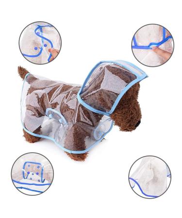 Buy Blue Dog Rain Jacket | Waterproof Raincoat for Small & Large Dogs - Durable & Stylish - Buy Online on GoSupps.com