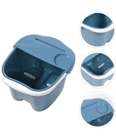 Foot Soak Bath Tub Spa: Basin Big Footbath Bucket Soaker Bowl Pedicure Foot Soak Home Foot Spa Treatment Dead Skin Remover Blue - Buy Online on GoSupps.com