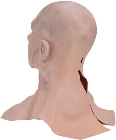 Bald Head Man Environmental Old Man Mask Halloween Mask Protection Costume Soft for Haunted Houses for Adults for Teenager for Halloween for Easter - Buy Online on GoSupps.com