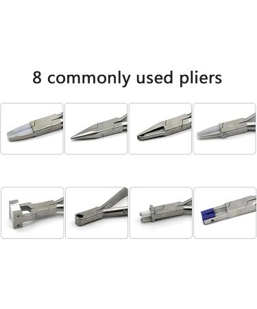 Buy GJLRS 15-Part Optical Glasses Repair Set | Stainless Steel Tools & 6 Screwdrivers | Perfect for Home & Glasses Shops - Buy Online on GoSupps.com