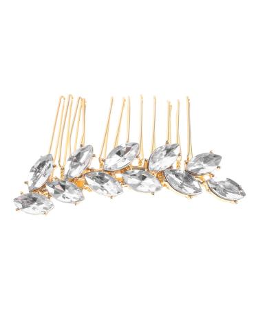 VINTORKY Fashionable Diamond Hair Accessories Decorative Hair Comb Women Headpiece Bridal Hair Clip Bridal Headpiece Hair Accessory Hair Combs for Women Accessories Fine Hair