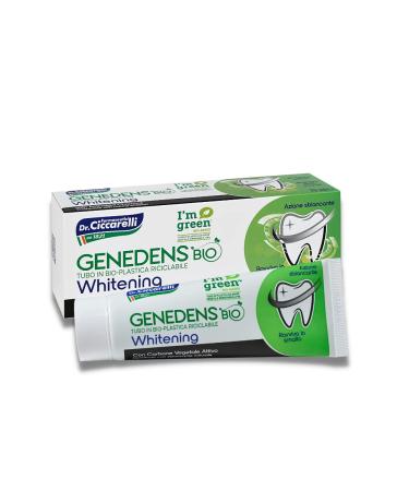 Genedens Bio Whitening with activated carbon 75 ml Recyclable tube derived from sugar cane
