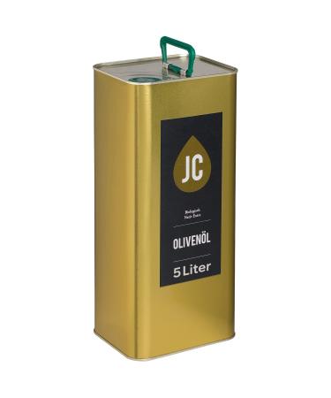 JC Greek Extra Virgin Olive Oil - ORGANIC Premium Quality - Kalamata PDO - in 4 sizes (5 l) 5 l (1 pack)