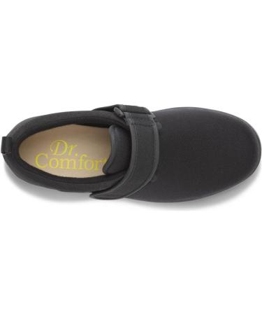 Buy Dr. Comfort Men's Carter Black Stretchable Diabetic Casual Shoes | Comfortable & Stylish Footwear for Diabetes | International Shipping Available - Buy Online on GoSupps.com