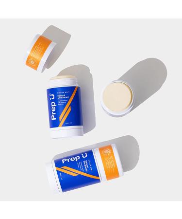 Prep U Natural Deodorant for Boys, Teens, and Men - EWG Verified, Vegan, Fresh Citrus Mint Scent - 2.5 Fl Oz (2 Pack) - Buy Online on GoSupps.com