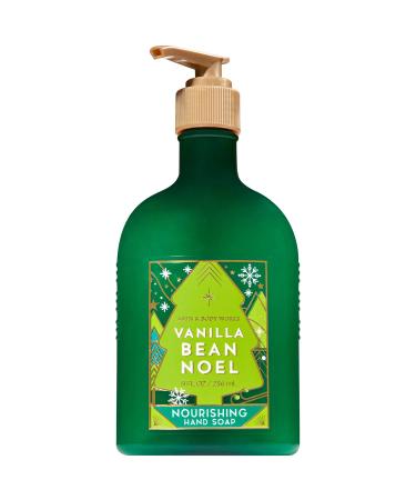 Bath and Body Works VANILLA BEAN NOEL Nourishing Hand Soap 8 Fluid Ounce (2018 Edition)