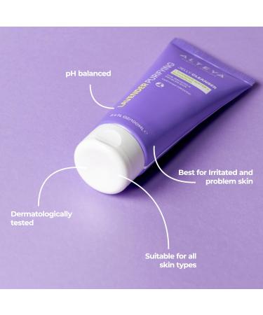 Alteya Organics Lavender Jelly Cleanser - Certified Organic Facial Cleanser with Bisabolol - 3.4 Fl Oz (100mL) - Shop Internationally - Buy Online on GoSupps.com
