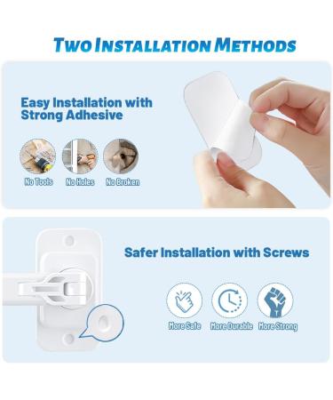 2Pcs Child Safety Window Restrictors Mivitoom Ventilation Restrictors Locks for Upvc Window No Drilling Required - Buy Online on GoSupps.com