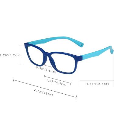 Aroncent 2PCS Kids Blue Light Glasses | Anti Blue Light Filter Frames for Boys & Girls - Buy Online on GoSupps.com