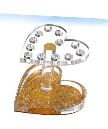 minkissy 1pc Nail Pens Stand Nail Brush Holder Nail Tool Organizer Makeup Brush Rack Nail Pen Organizer Makeup Brush Holder Nail Organizer Holder for Nail Brush Acrylic Paint Pen Holder 8.7x8.5cm Golden - Buy Online on GoSupps.com