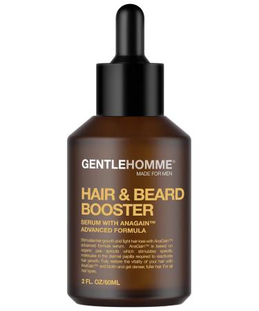 Anagain Hair & Beard Growth Serum - Advanced Biotin & Castor Oil Formula for Thicker Fuller Hair Regrowth - 60 mL - Buy Online on GoSupps.com