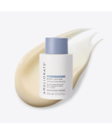 AMELIORATE AMELIORATE Transforming Body Lotion 300 ml for Keratosis Pilaris (KP) Rough Bumpy Skin & Ingrown Hairs | Exfoliating Moisturiser with Lactic Acid (AHA) | Dermatologist Approved & Pregnancy Safe