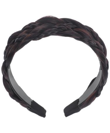 minkissy Girls Headbands Girls Headbands Womens Headbands Plaited Braided Headband for Women Plaited Hairband With Teeth Accessories Wide Headpieces Girls Headbands Girls Hair Bands Girls Hair Bands As Shown 1