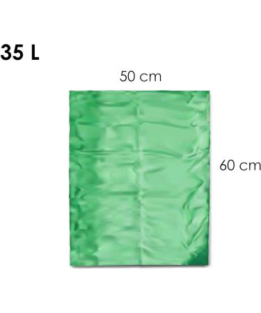 D.Rect 35L Garbage Bags - 20 Pack Durable Plastic Kitchen & Recycling Waste Bags - Buy Online on GoSupps.com