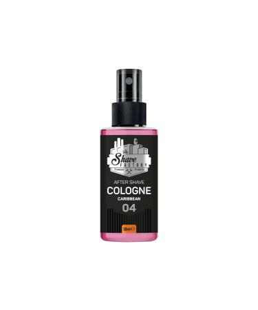 the shave factory After Shave Cologne Series (04 Caribbean 50ml (1.69 fl. oz)) 04 Caribbean 1.69 Fl Oz (Pack of 1)