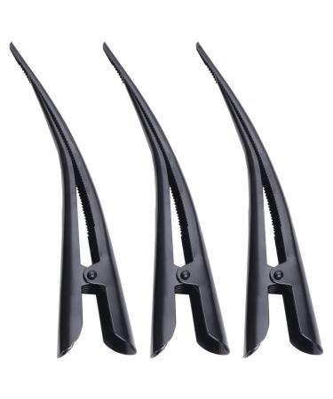 Beaupretty 3pcs duckbill hair clips hollow flower hair clip crocodile metal hair clip hair styling clip hair accessories