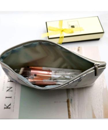 10 Piece Marble Makeup Brush Set with Holder | Advanced Synthetic Brushes for Foundation Powder Concealer & Eye Shadow - Color1 - Buy Online on GoSupps.com