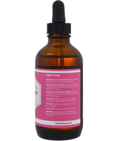 100% Pure Organic Hagebutten L 4 fl oz (118 ml) Life Rose - Buy Online on GoSupps.com