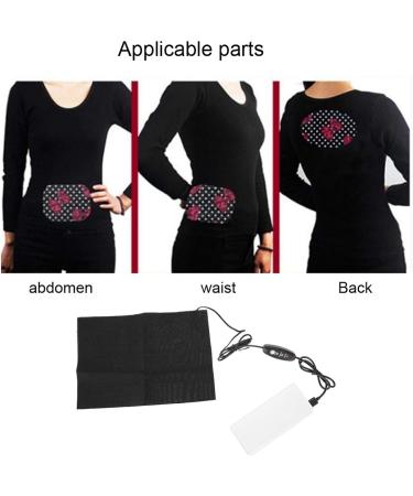 Waist & Belly Heating Pad - Electric Warmer with 3 Temperature Settings for Winter Comfort - International Shipping Available - Buy Online on GoSupps.com