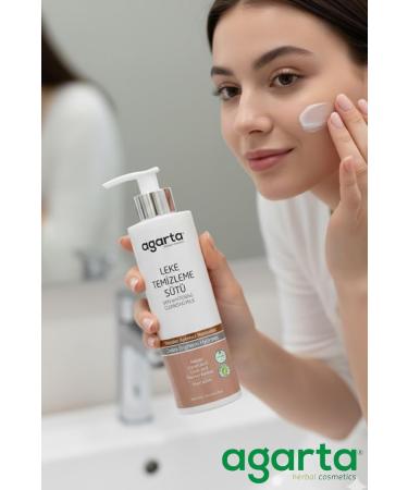 Agarta Gentle Cleansing Milk Botanical Face Cleanser with Lactic & Glycolic Acids Vegan Clean Formula 7.6 fl oz - Buy Online on GoSupps.com