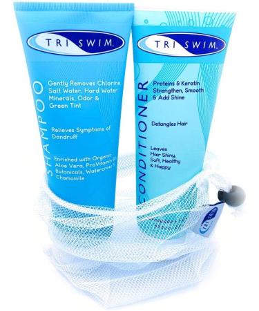TRISWIM Chlorine Out Shampoo & Conditioner Gift Set - Say Goodbye to Chlorine Buildup - Buy Online on GoSupps.com