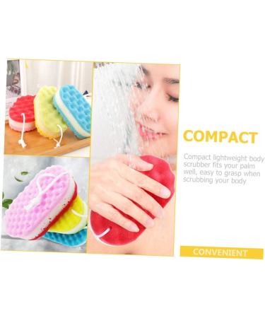 FRCOLOR 8 Pcs Bath Sponge Set - Exfoliating Loofah Ball for Adults & Kids | Ideal Household Spa Scrubber & Filter Cotton Pads - Buy Online on GoSupps.com