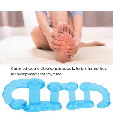 Toe Separator & Bunion Corrector - Portable Night Use Spacer for Overlapping Toes - Blue | Shipping Worldwide - Buy Online on GoSupps.com