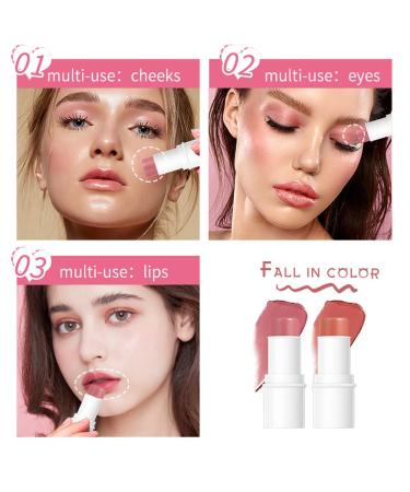 REVERIE DIARY Cream Blush Stick Trio: Moisturizing Highlighter, Bronzer & Coral Blush for Mature Skin - 3 Pack Contour Sticks - Buy Online on GoSupps.com