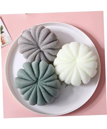 MERRYHAPY 4pcs Pumpkin Bath Balls | Exfoliating Shower Loofah Sponges for Refreshing Baths - International Shipping Available - Buy Online on GoSupps.com
