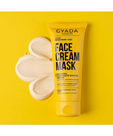  GYADA COSMETICS GYADA COSMETICS Cooling and toning face mask energizing and refreshing leaves skin firm and elastic suitable for all skin types ginger and lemon based formula 75 ml - Buy Online on GoSupps.com