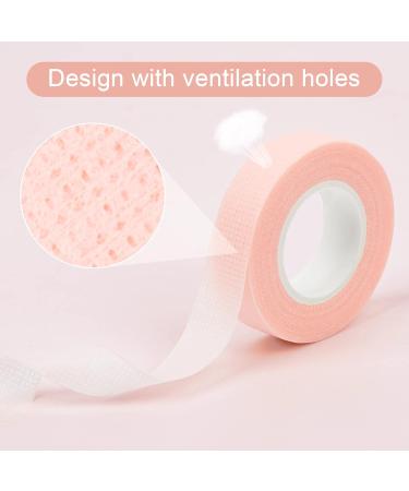 6 Rolls Eyelashes Tape - Adhesive Fabric Tape for Eyelash Extensions | Breathable Under Eye Tools (Pink) - International Shipping - Buy Online on GoSupps.com
