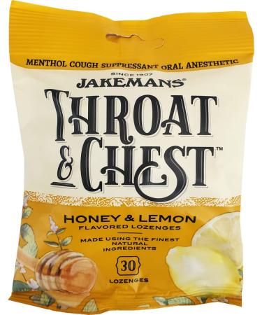 Jakeman's Confectioners - Jakeman's Honey Throat & Chest Lozenges 30 lozenges 30 Count (Pack of 1)