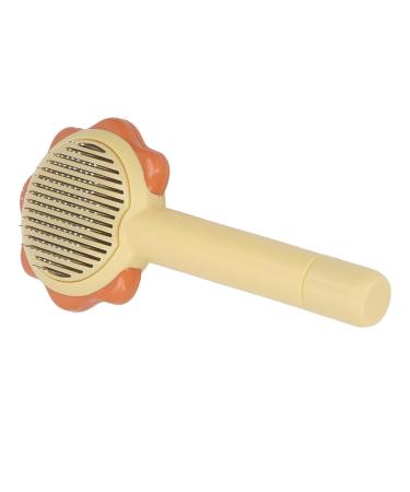 Portable Cat Brush for Dogs - Comfortable Handle Safe & Rounded Protection Points (Yellow) - Buy Online on GoSupps.com