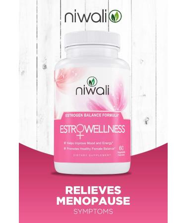 NIWALI Estrogen Capsules for Women - Hormone Balance & Menopause Support | 60 Non-GMO Veggie Capsules - Buy Online on GoSupps.com