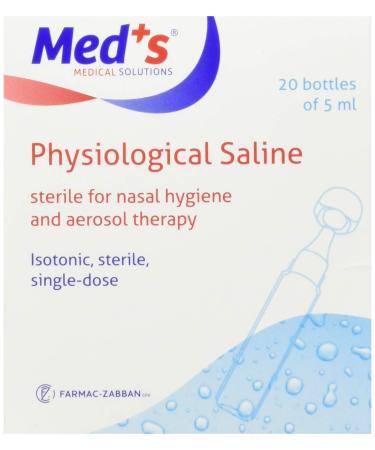 Sterile Saline Nasal Hygiene 20x5ml Vials