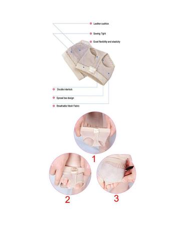 ULTNICE 3 Pairs Ballet Cat's Paw Ball Protectors - Size M | Ideal for Dance & Performance | International Shipping Available - Buy Online on GoSupps.com