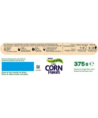 Nestl Corn Flakes Gluten Free Breakfast Cereal 375g Pack - Pack of 4 - Buy Online on GoSupps.com