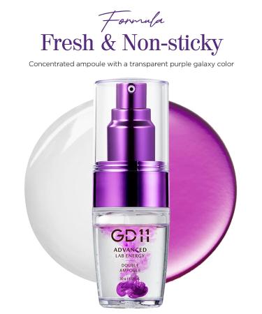 GD11 Advanced Lab Energy Double Ampoule 1.01 fl.oz | Anti-Aging Facial Serum with Stem Cell Extract & Hyaluronic Acid | Hydrating Skin Serum for Regeneration Elasticity & Wrinkle Reduction - Buy Online on GoSupps.com