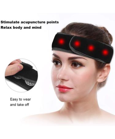 Portable Acupuncture Headband - Head Massager for Headaches & Yoga Fitness | Black | Everyday Use - Buy Online on GoSupps.com