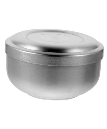 Beaupretty 4 pieces of razor shell metal stand men soap razor shaver men shave soap shell shaving foam shell heavy bare brush container men bracket