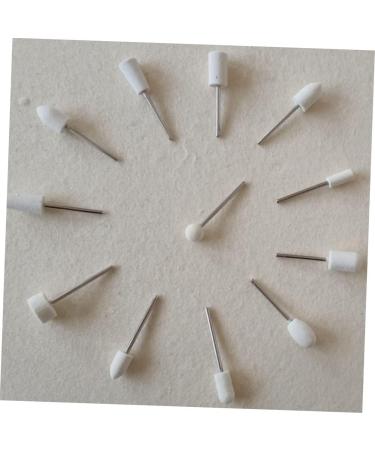 FRCOLOR 1set Nail Polish Polishing Head for Manicure Nail Drill Accessories Nail Art Polishing Heads Sand Nail Dip Kit Cleaning Tools Sanding Grinding Tool Diamond To Rotate Wool Acrylic - Buy Online on GoSupps.com