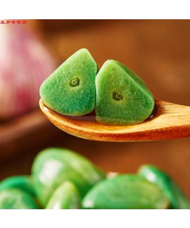 Laba Garlic Pickled Garlic Jade Garlic Emerald Green Garlic Shandong Specialty Delicious Vinegar Garlic Sour and Sweet Garlic Pickled Vegetable Vegetarian Chinese Snack (50g 1pack) 50g 1pack - Buy Online on GoSupps.com