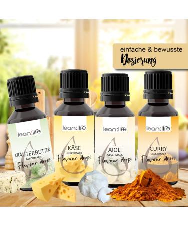 Lean Life Pumpkin Spice Flavor Drops - Sugar-Free Low-Calorie Aroma Drops for Food - 30 ml (1 Pack) - Buy Online on GoSupps.com