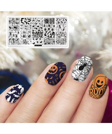 Christmas Nail Art Plate | DIY Stamping Template for Manicure | Holiday Designs for Professional & Home Use - Buy Online on GoSupps.com