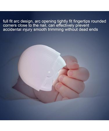 Electric Nail Clipper - Automatic Compact Nail Trimming | Rechargeable Safety Fingernail Scraps Trimmer | Hygienic Electric Nail Cutter | Safe Electric Manicure Tool for Kids and Adults White - Buy Online on GoSupps.com