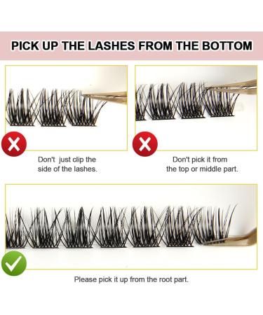 Fluffy Eyelashes Set DIY Lashes Extensions 120 Volume Single Clusters Thick Senmented Eyelash with Glue Tweezers Natural Fine Black Stalks Eyelash Kit (IG03-C 10-16mm MIX-Glue-Tweezer) 10-16mm MIX-Glue-Tweezer IG03-C - Buy Online on GoSupps.com